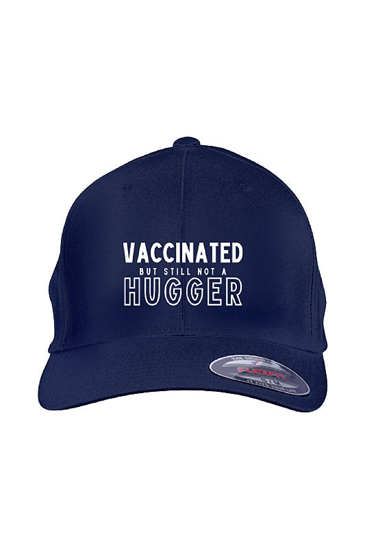 Vaccinated But Still Not A Hugger FlexFit Cap-East Coast AF Apparel