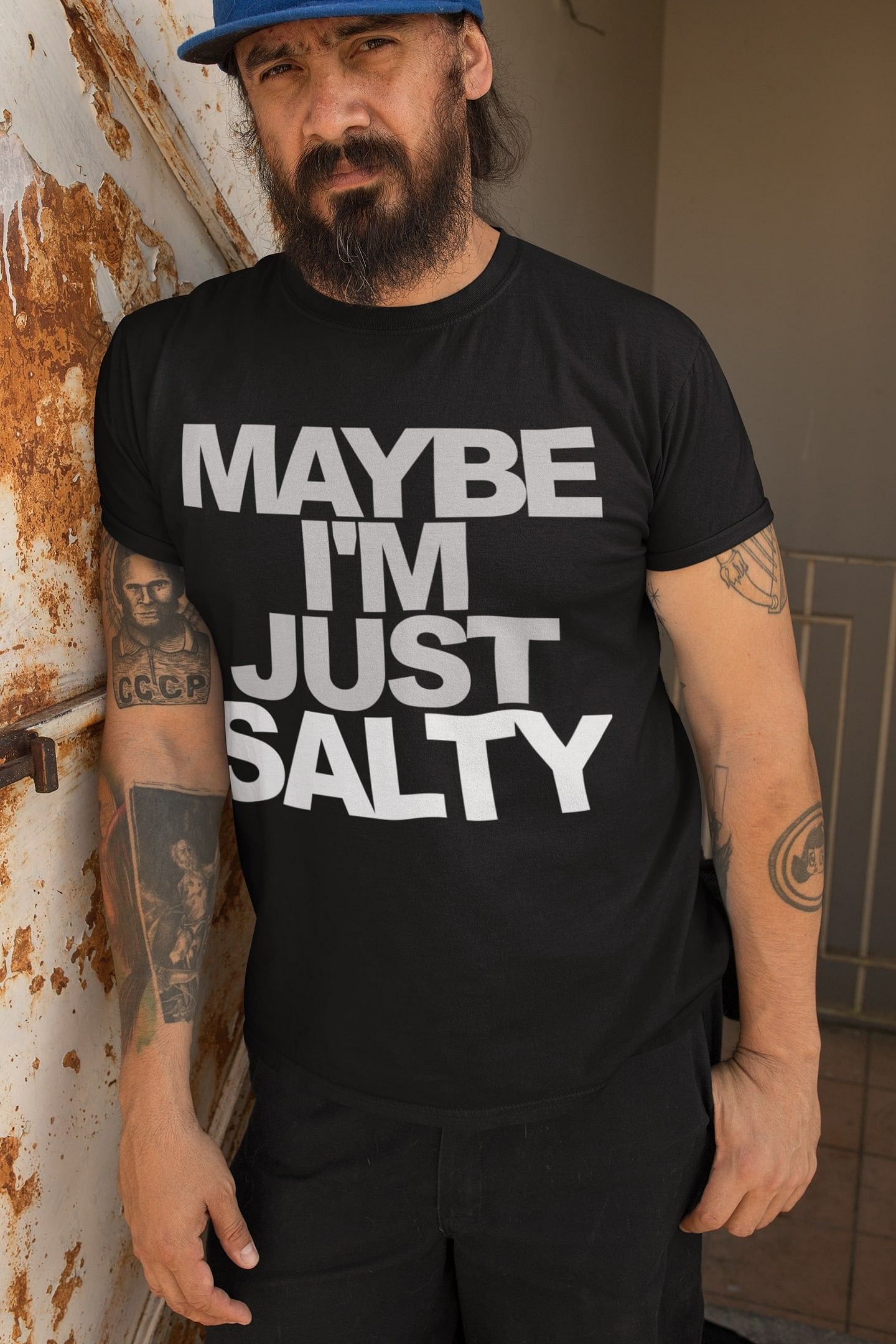 Maybe I'm Just Salty Unisex T-shirt-East Coast AF Apparel