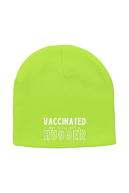 Vaccinated But Still Not a Hugger Beanie-East Coast AF Apparel