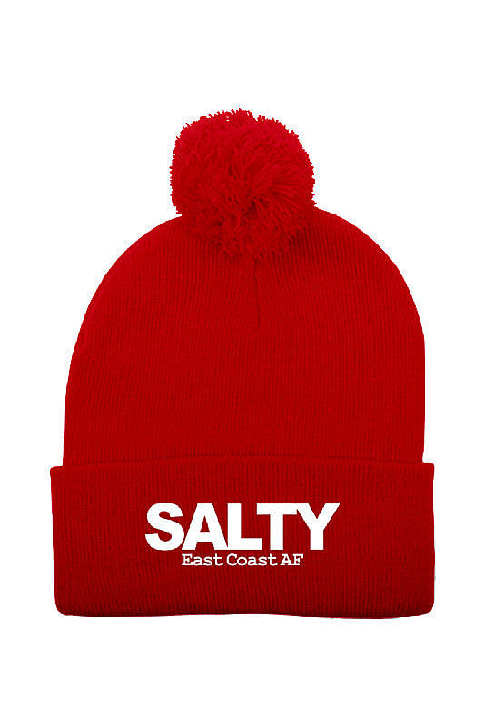 Salty Pom-Pom Knit Toque-East Coast AF Apparel