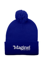 'Magine! Pom-Pom Knit Toque in Color: Royal - East Coast AF Apparel