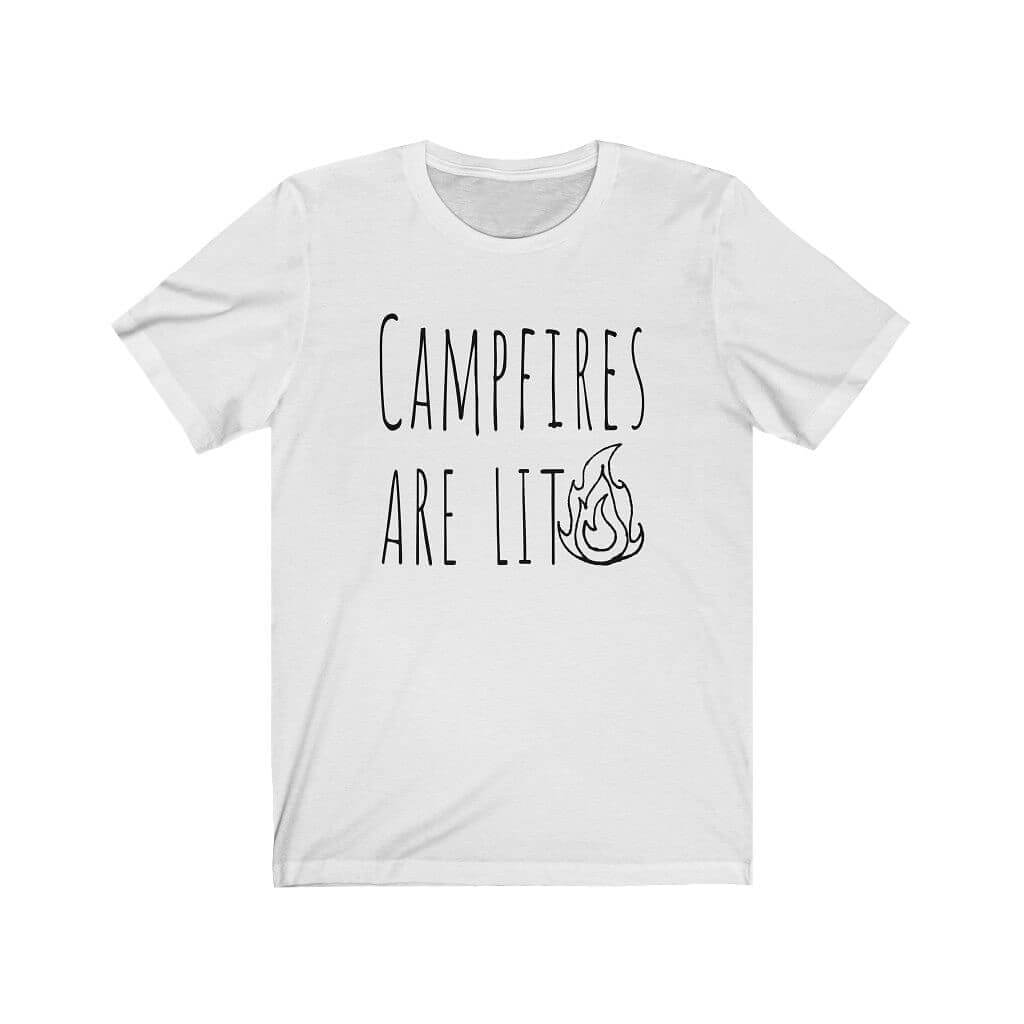 Campfires Are Lit Unisex T-Shirt-East Coast AF Apparel