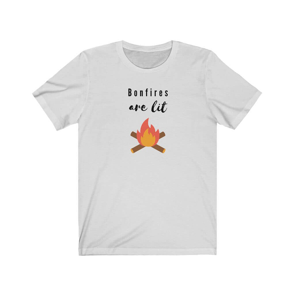 Bonfires Are Lit Unisex T-shirt-East Coast AF Apparel