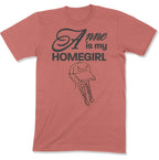 Anne is My Homegirl Unisex T-shirt in Color: Mauve - East Coast AF Apparel