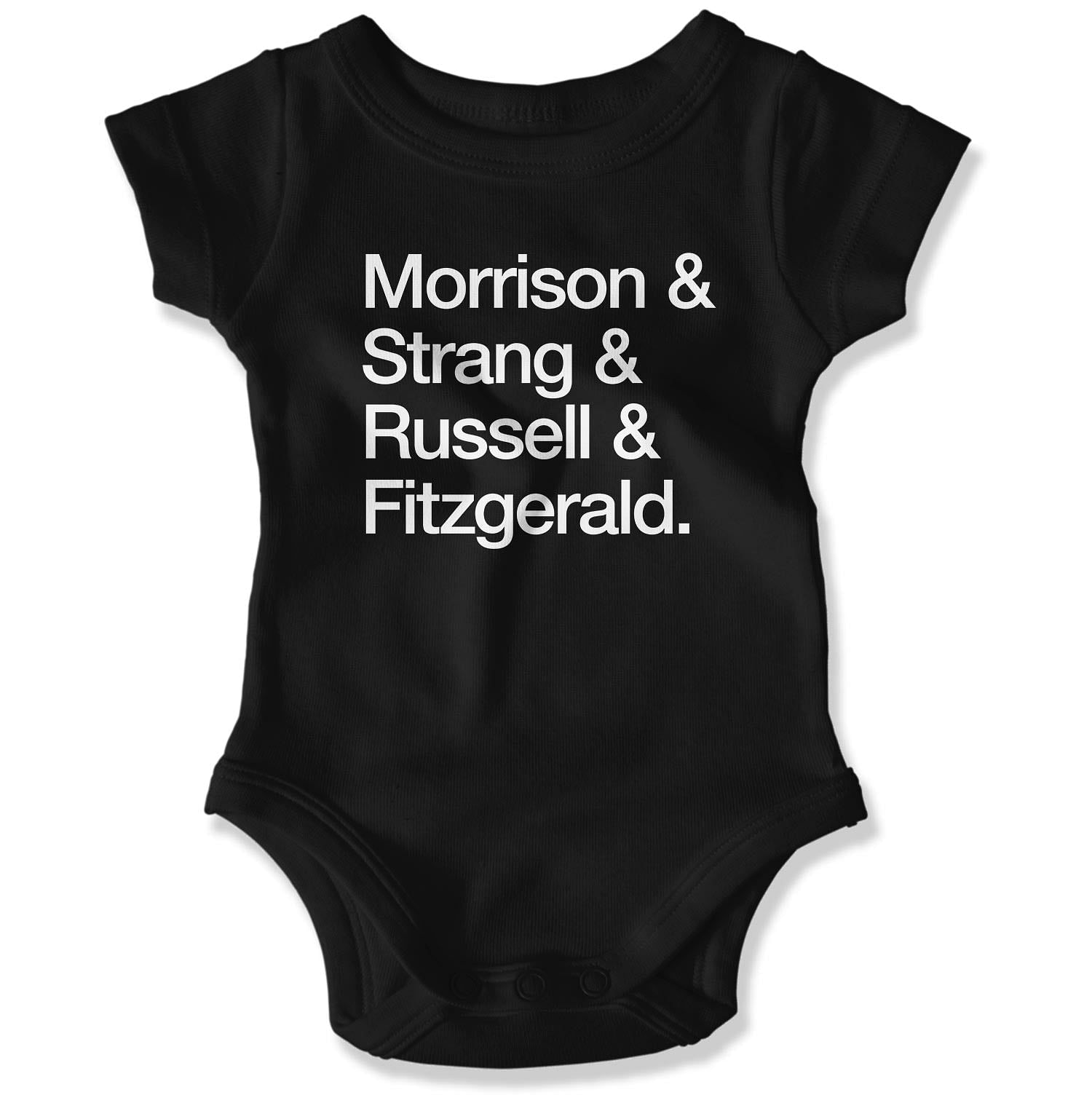 Atlantic COVID-19 Heroes Baby Onesie in Color: Black - East Coast AF Apparel