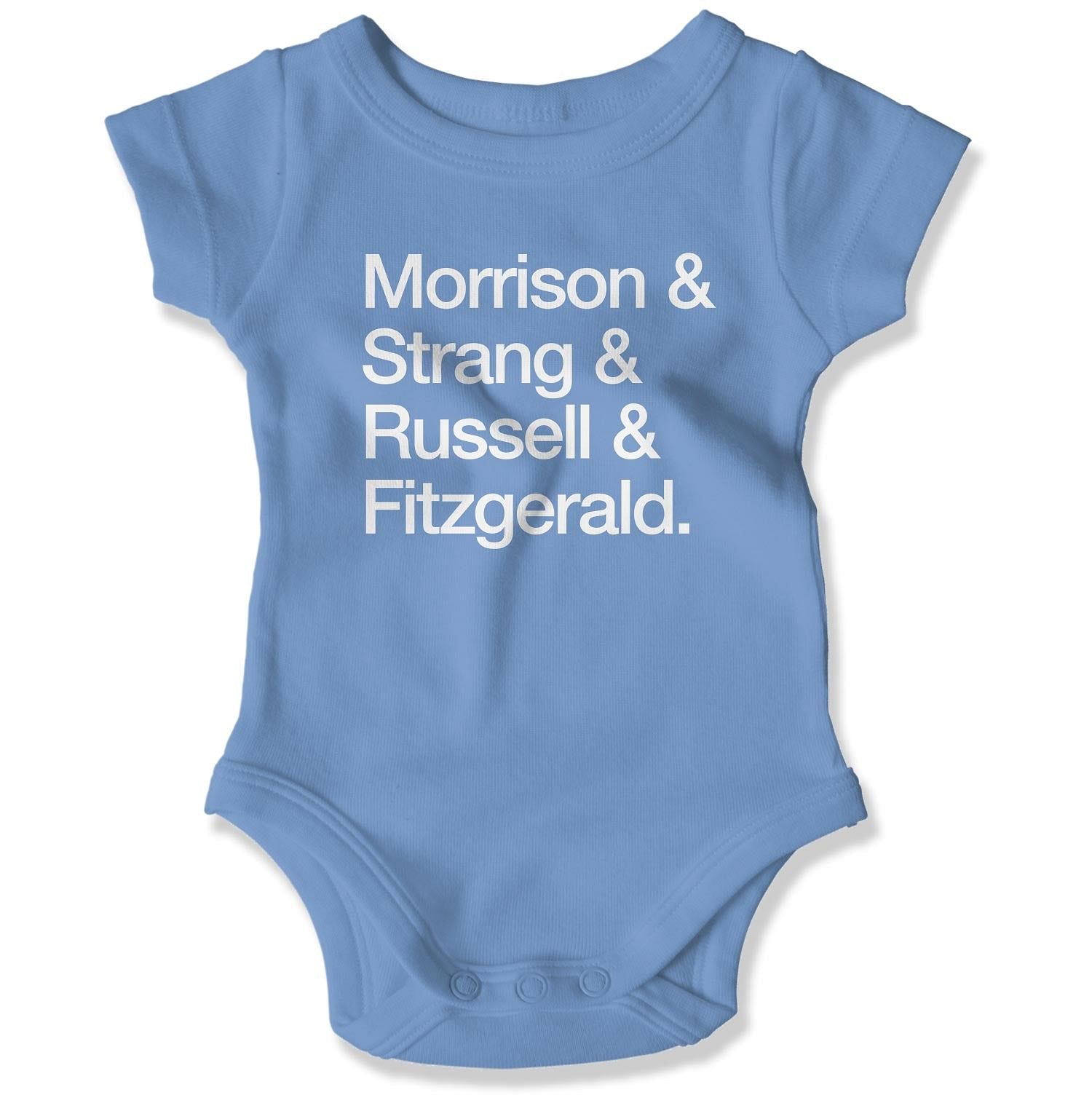 Atlantic COVID-19 Heroes Baby Onesie in Color: Carolina Blue - East Coast AF Apparel