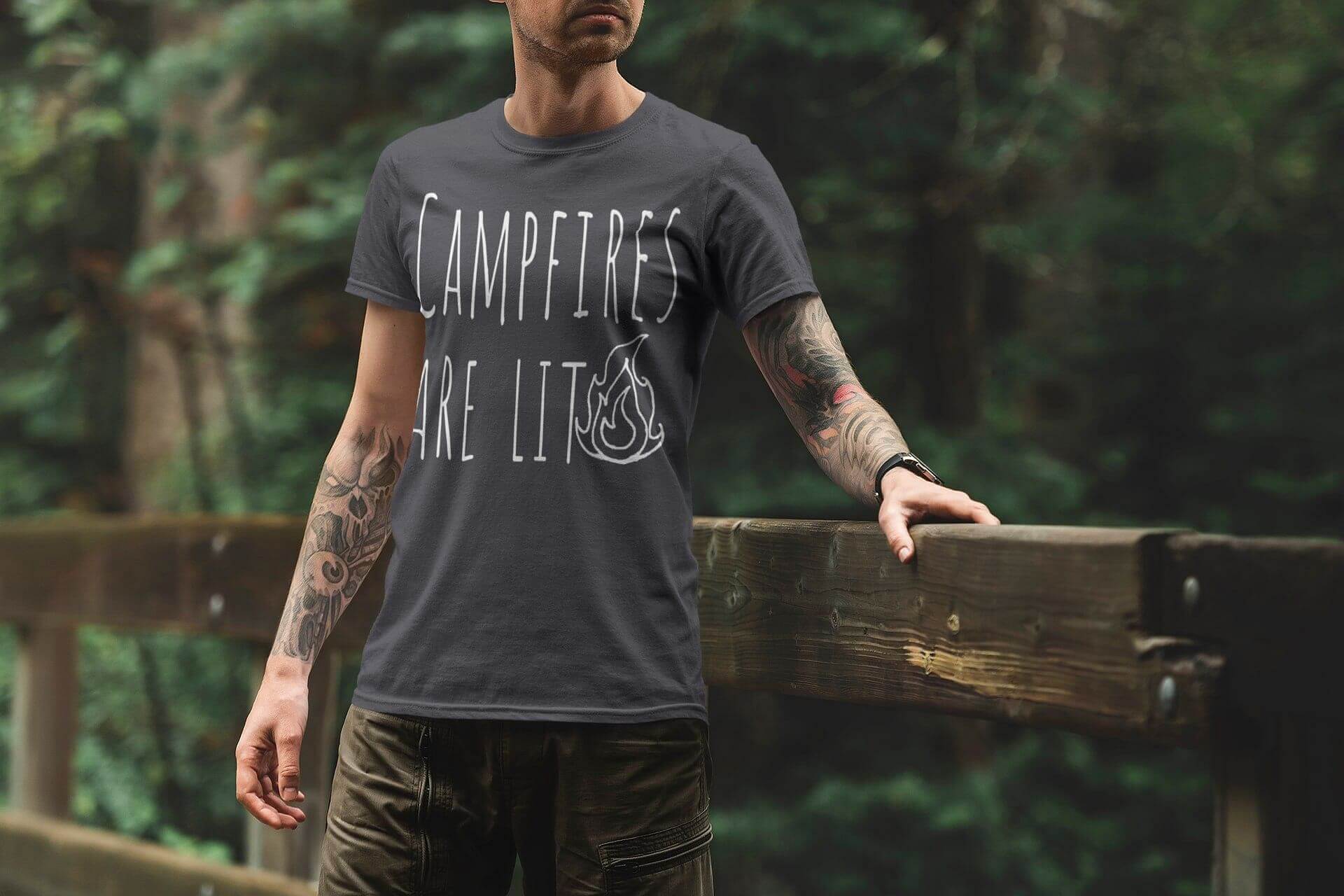 Campfires Are Lit Unisex T-Shirt-East Coast AF Apparel