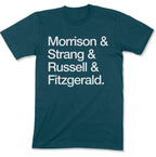 Atlantic COVID Heroes Unisex T-Shirt in Color: Deep Teal - East Coast AF Apparel