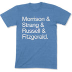 Atlantic COVID Heroes Unisex T-Shirt in Color: Heather Columbia Blue - East Coast AF Apparel