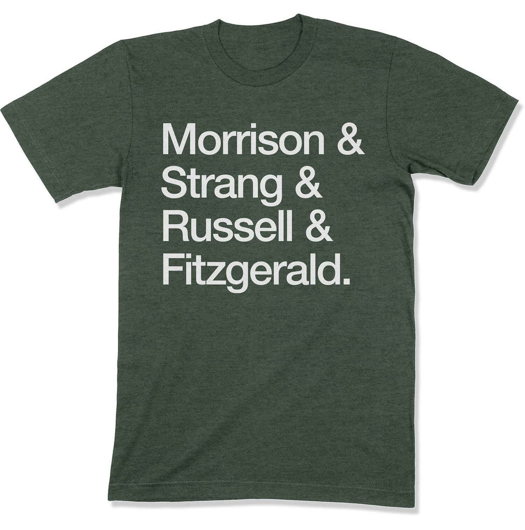 Atlantic COVID Heroes Unisex T-Shirt in Color: Heather Forest - East Coast AF Apparel