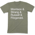 Atlantic COVID Heroes Unisex T-Shirt in Color: Black, Burnt Orange, Dark Grey Heather, Deep Teal, Heather Black, Heather Columbia Blue, Heather Forest, Heather Navy, Kelly, Maroon, Navy, Olive, Red, Royal, Purple - East Coast AF Apparel
