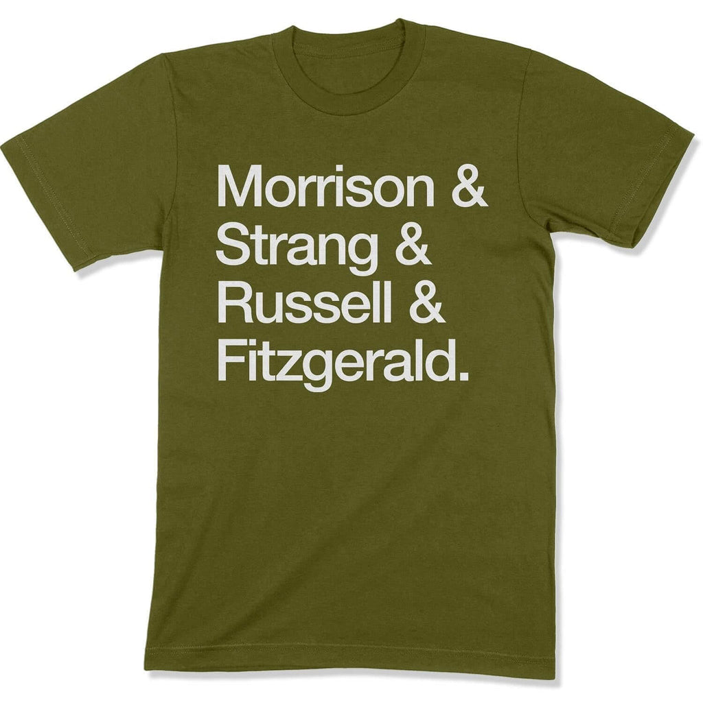 Atlantic COVID Heroes Unisex T-Shirt in Color: Olive - East Coast AF Apparel