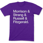 Atlantic COVID Heroes Unisex T-Shirt in Color: Purple - East Coast AF Apparel