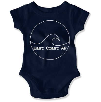 East Coast AF Logo Baby Onesie-East Coast AF Apparel