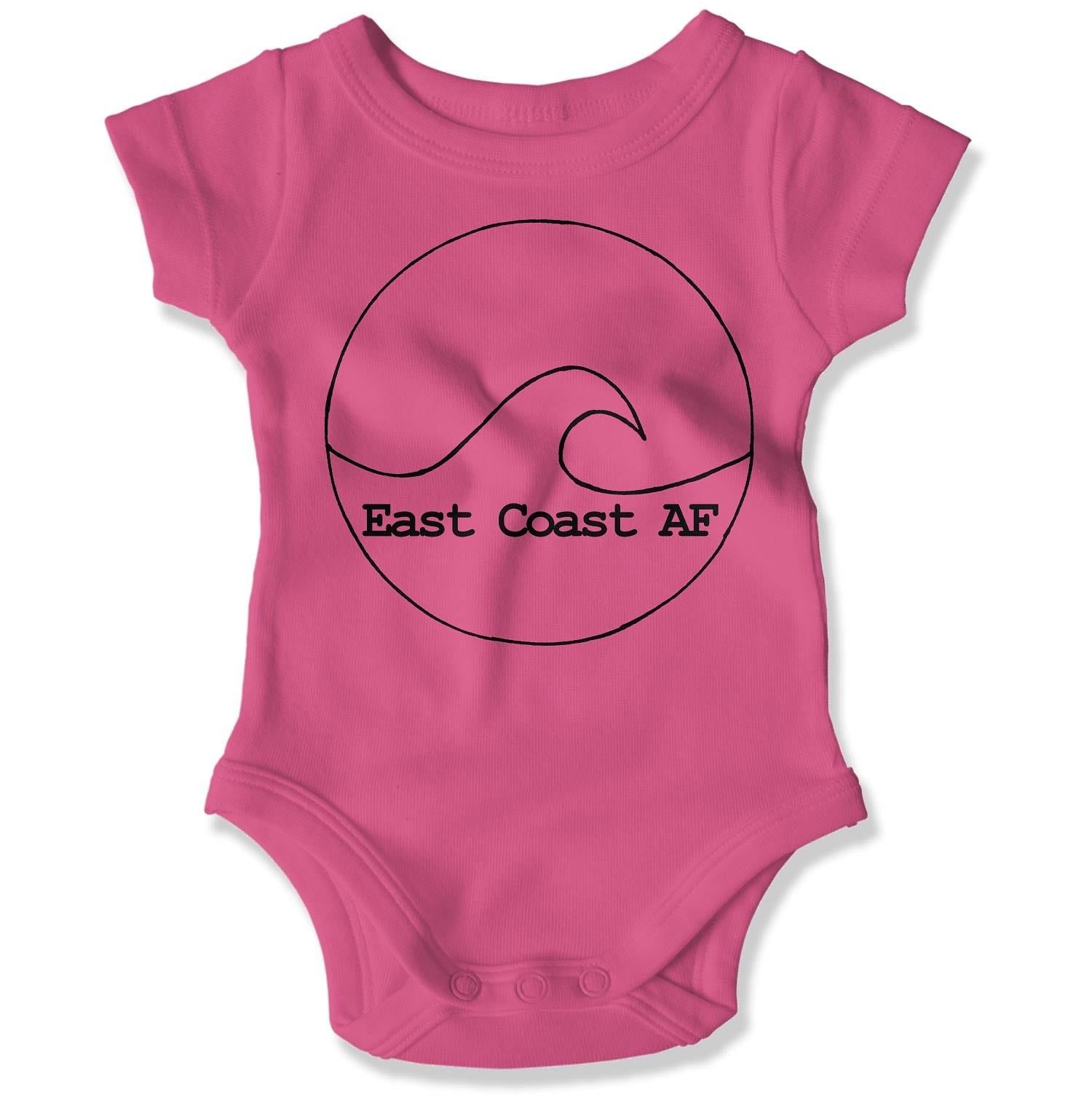 East Coast AF Logo Baby Onesie-East Coast AF Apparel