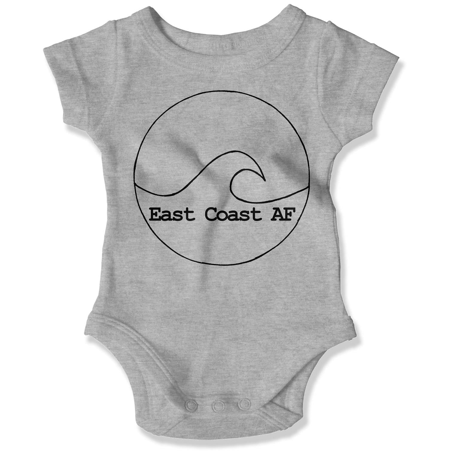 East Coast AF Logo Baby Onesie-East Coast AF Apparel