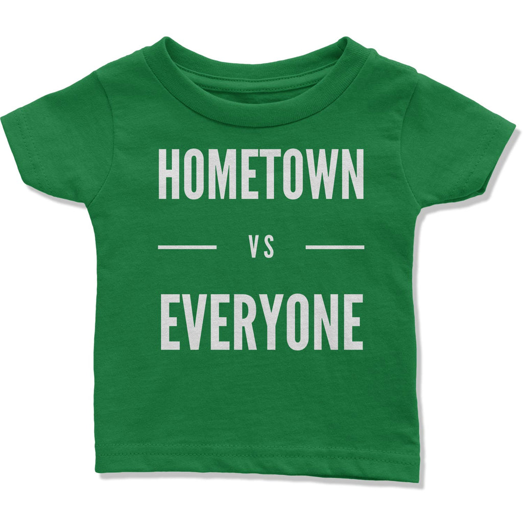 Customizable Hometown vs Everyone Infant T-Shirt-East Coast AF Apparel
