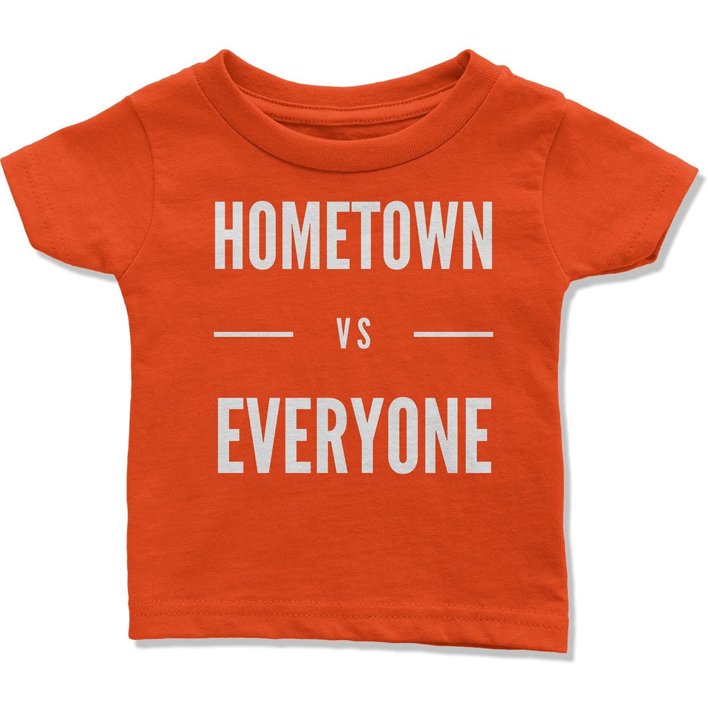 Customizable Hometown vs Everyone Infant T-Shirt-East Coast AF Apparel