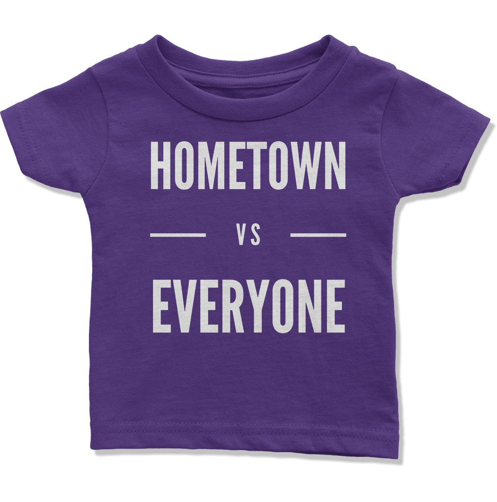 Customizable Hometown vs Everyone Infant T-Shirt-East Coast AF Apparel
