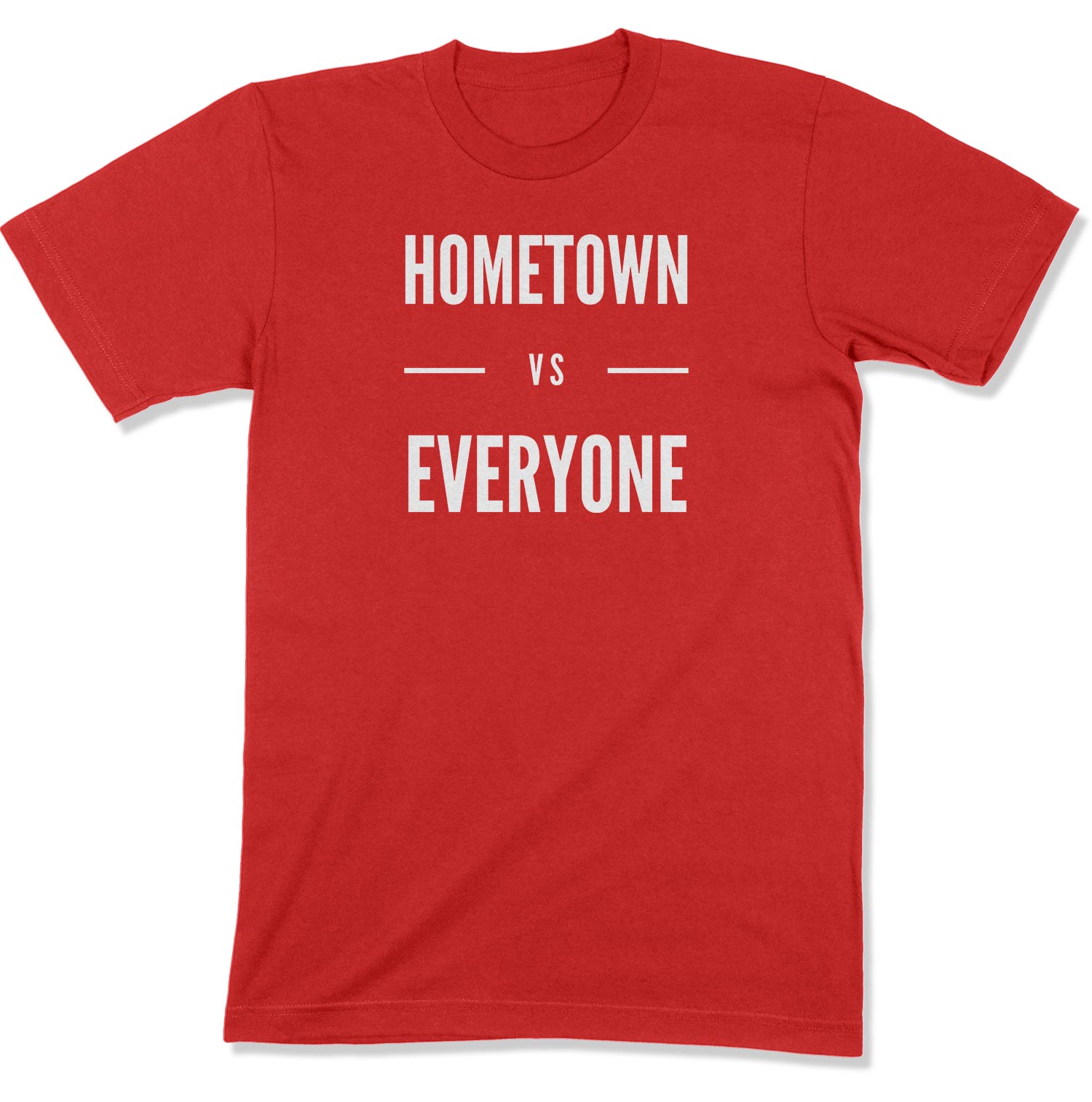 Customizable Hometown vs Everyone Unisex T-Shirt – East Coast AF