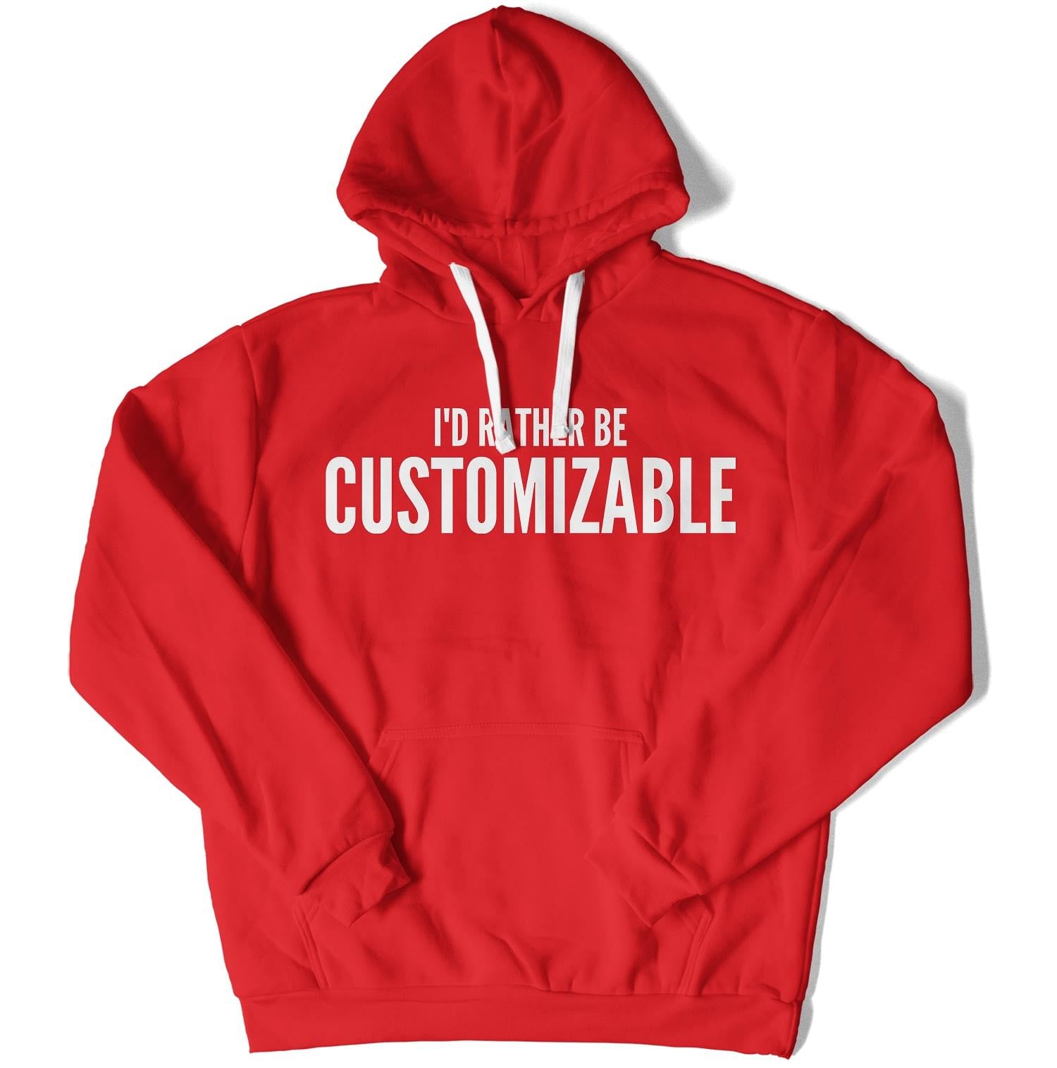 I'd Rather Be... Customizable Unisex Hoodie-East Coast AF Apparel