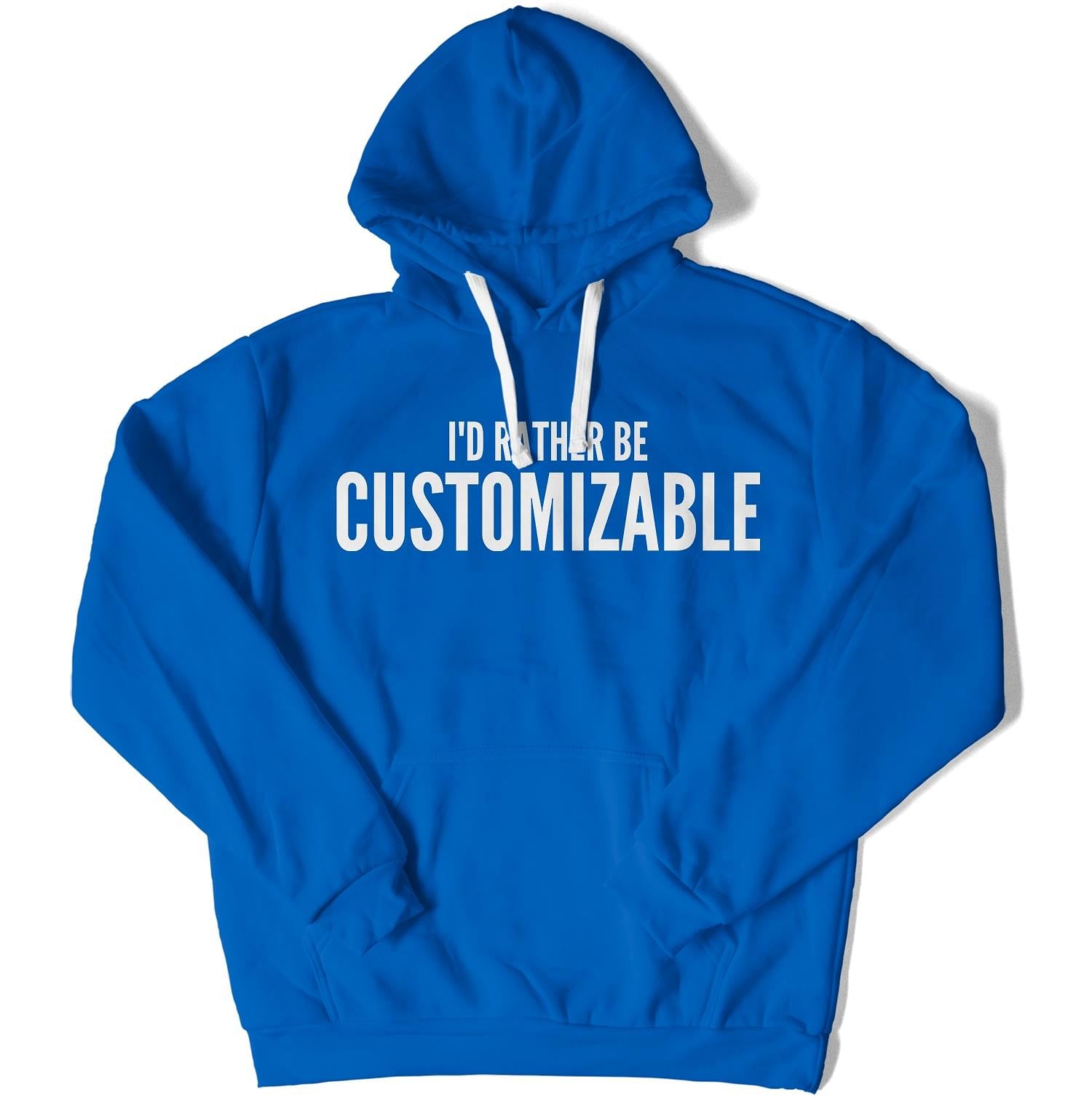 I'd Rather Be... Customizable Unisex Hoodie-East Coast AF Apparel