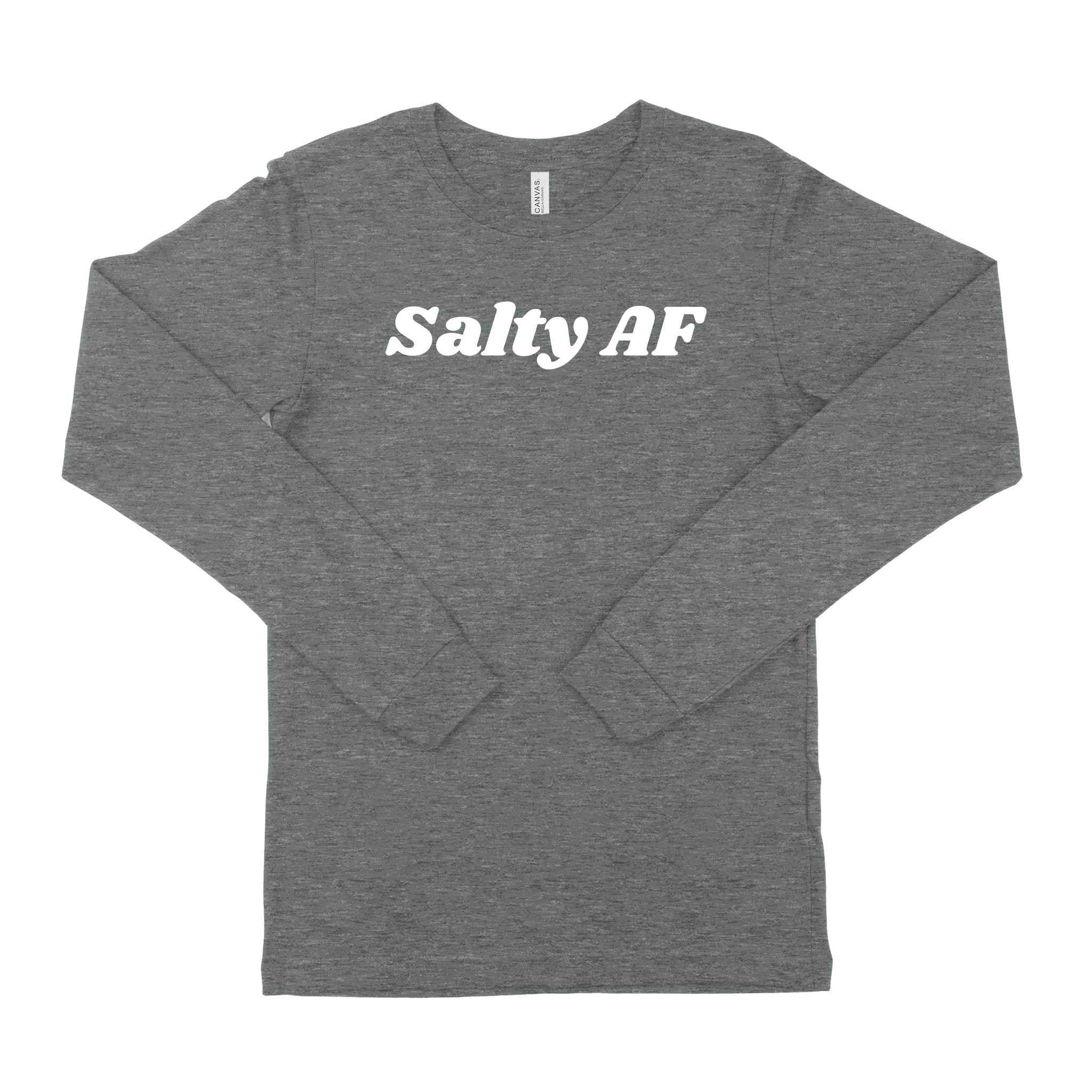 Salty AF Unisex Long Sleeve T-Shirt-East Coast AF Apparel