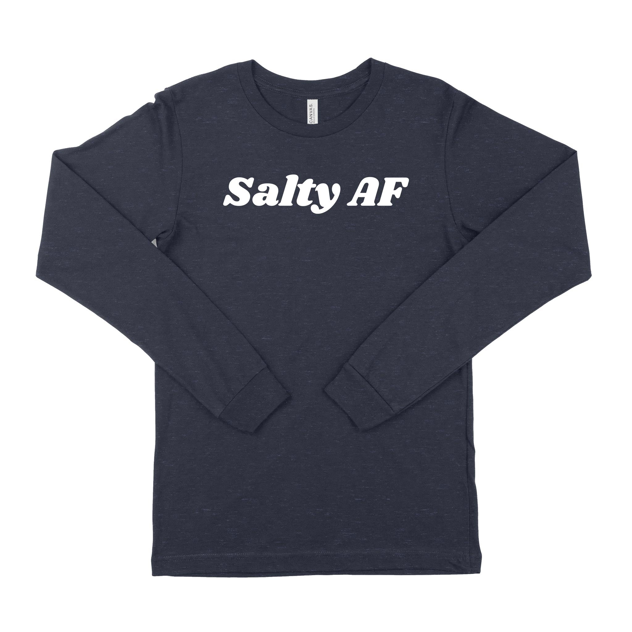 Salty AF Unisex Long Sleeve T-Shirt-East Coast AF Apparel