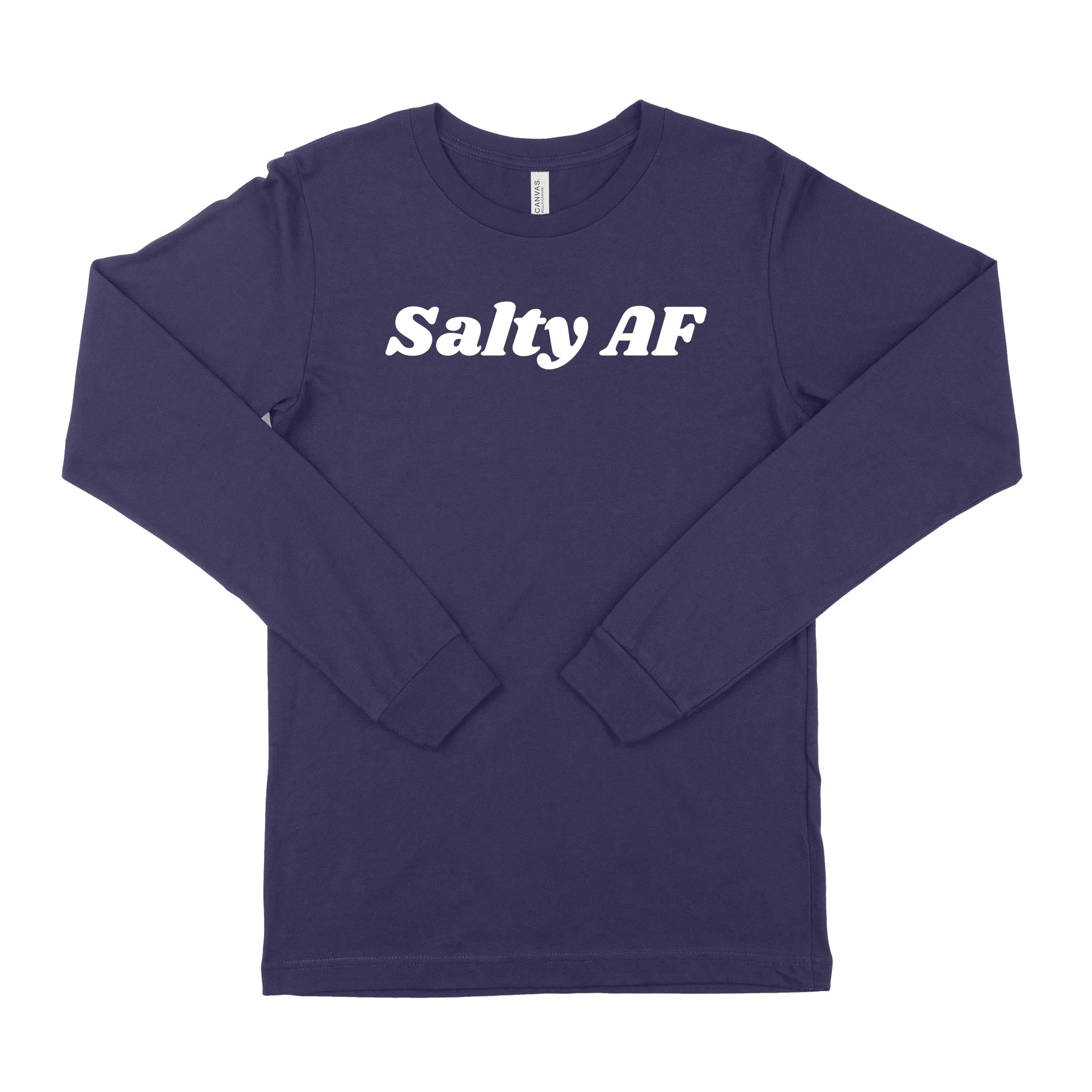 Salty AF Unisex Long Sleeve T-Shirt-East Coast AF Apparel