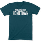 Customizable Watching from Hometown Unisex T-Shirt-East Coast AF Apparel