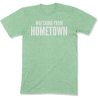 Customizable Watching from Hometown Unisex T-Shirt-East Coast AF Apparel