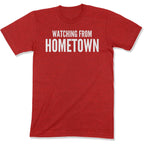 Customizable Watching from Hometown Unisex T-Shirt-East Coast AF Apparel