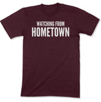 Customizable Watching from Hometown Unisex T-Shirt-East Coast AF Apparel