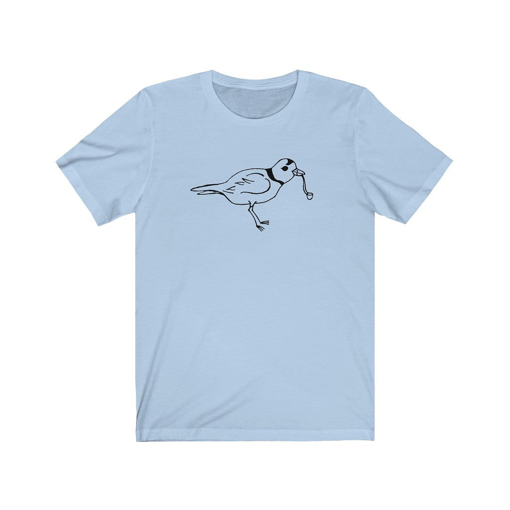 Piping Plover Unisex T-shirt-East Coast AF Apparel