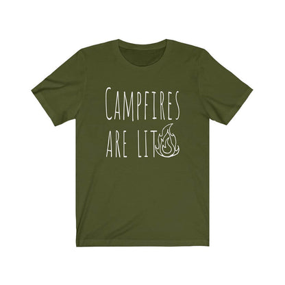 Campfires Are Lit Unisex T-Shirt-East Coast AF Apparel