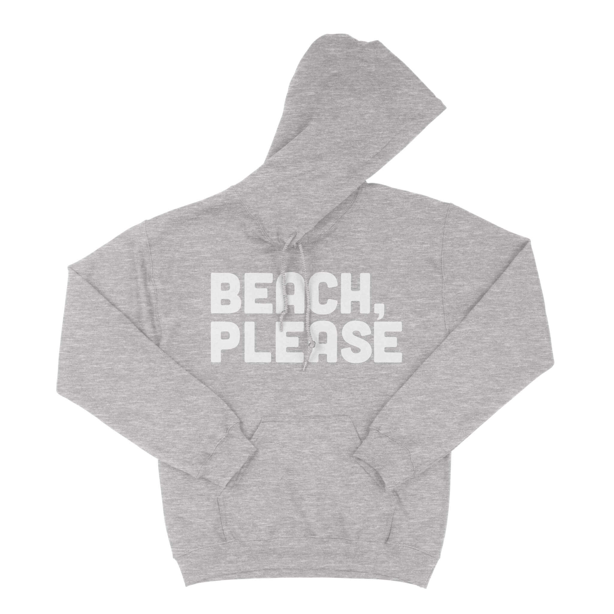 Beach, Please Unisex Hoodie-East Coast AF Apparel