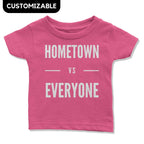 Customizable Hometown vs Everyone Infant T-Shirt-East Coast AF Apparel