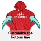 I'd Rather Be... Customizable Unisex Hoodie-East Coast AF Apparel