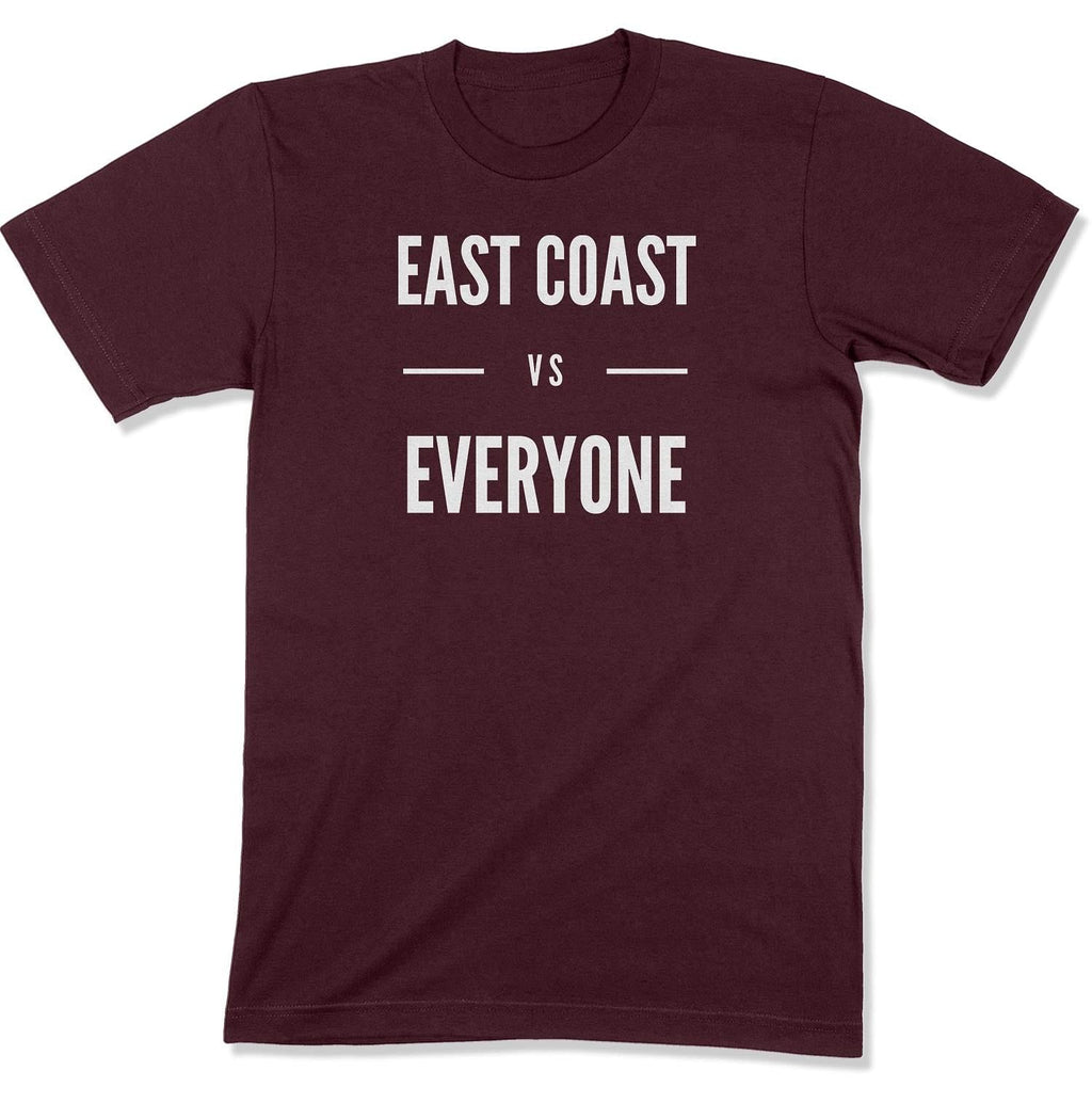 East Coast vs Everyone Unisex T-Shirt-East Coast AF Apparel