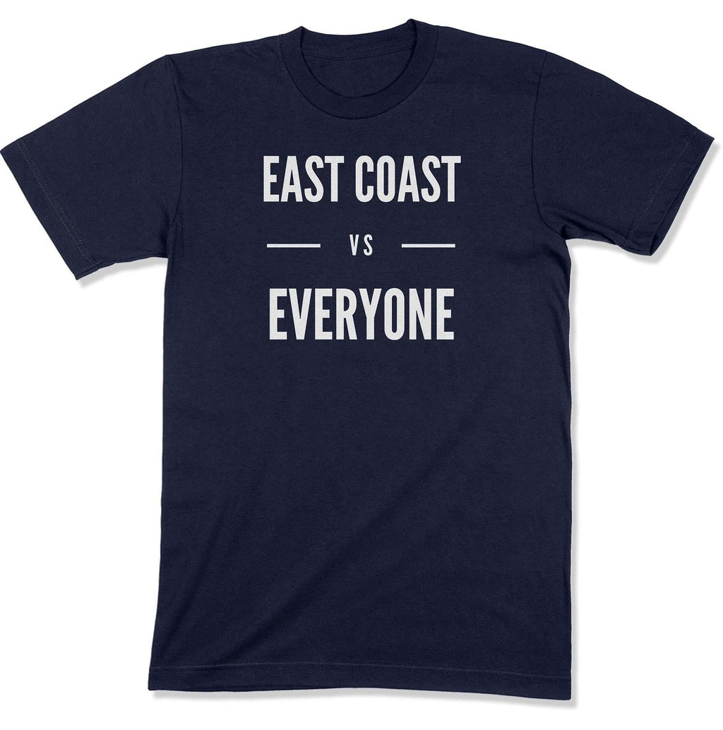 East Coast vs Everyone Unisex T-Shirt-East Coast AF Apparel
