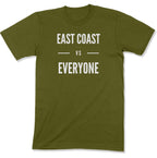 East Coast vs Everyone Unisex T-Shirt-East Coast AF Apparel