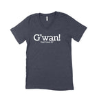 G'wan! Unisex V-Neck T-Shirt-East Coast AF Apparel
