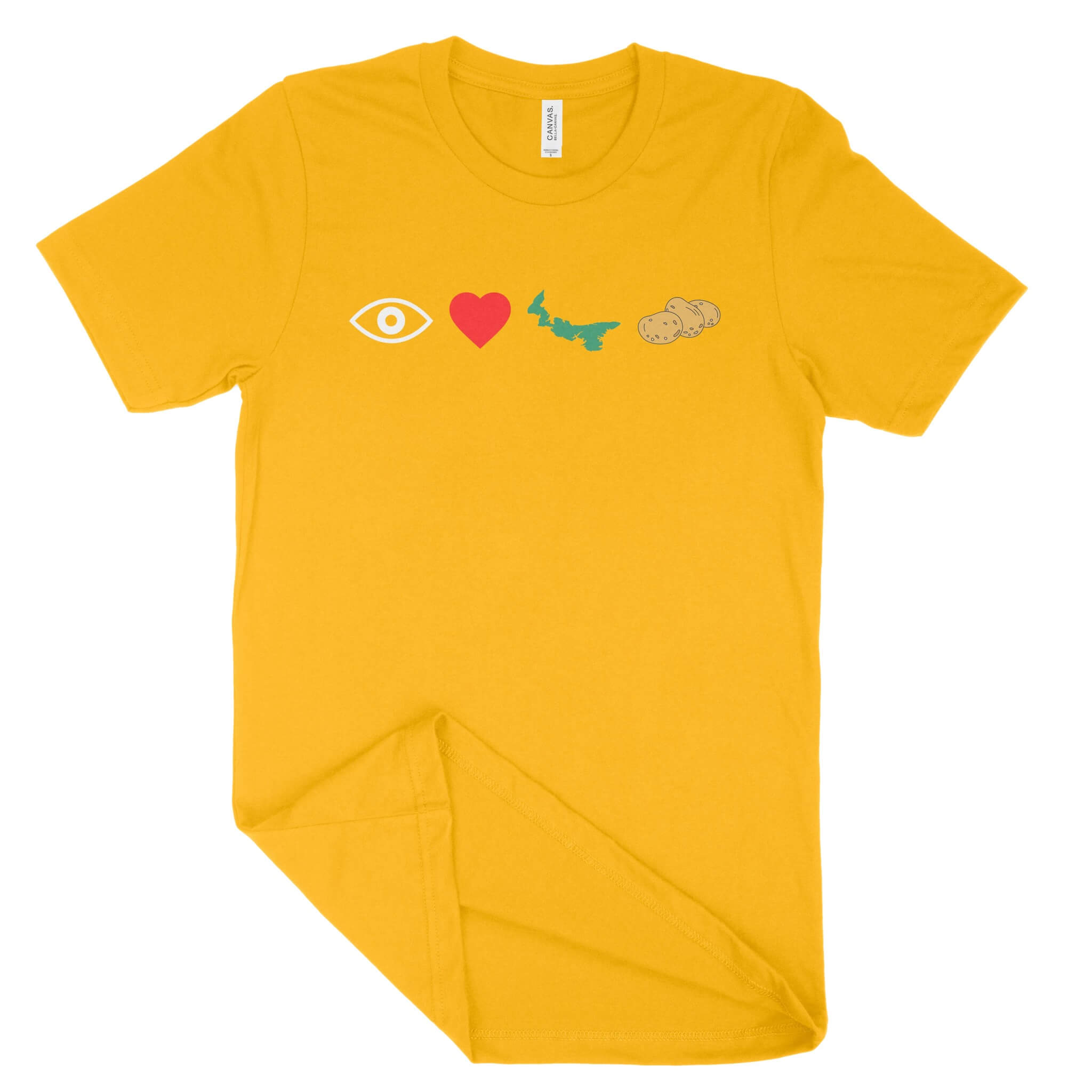 I Love PEI Potatoes Unisex T-Shirt-East Coast AF Apparel