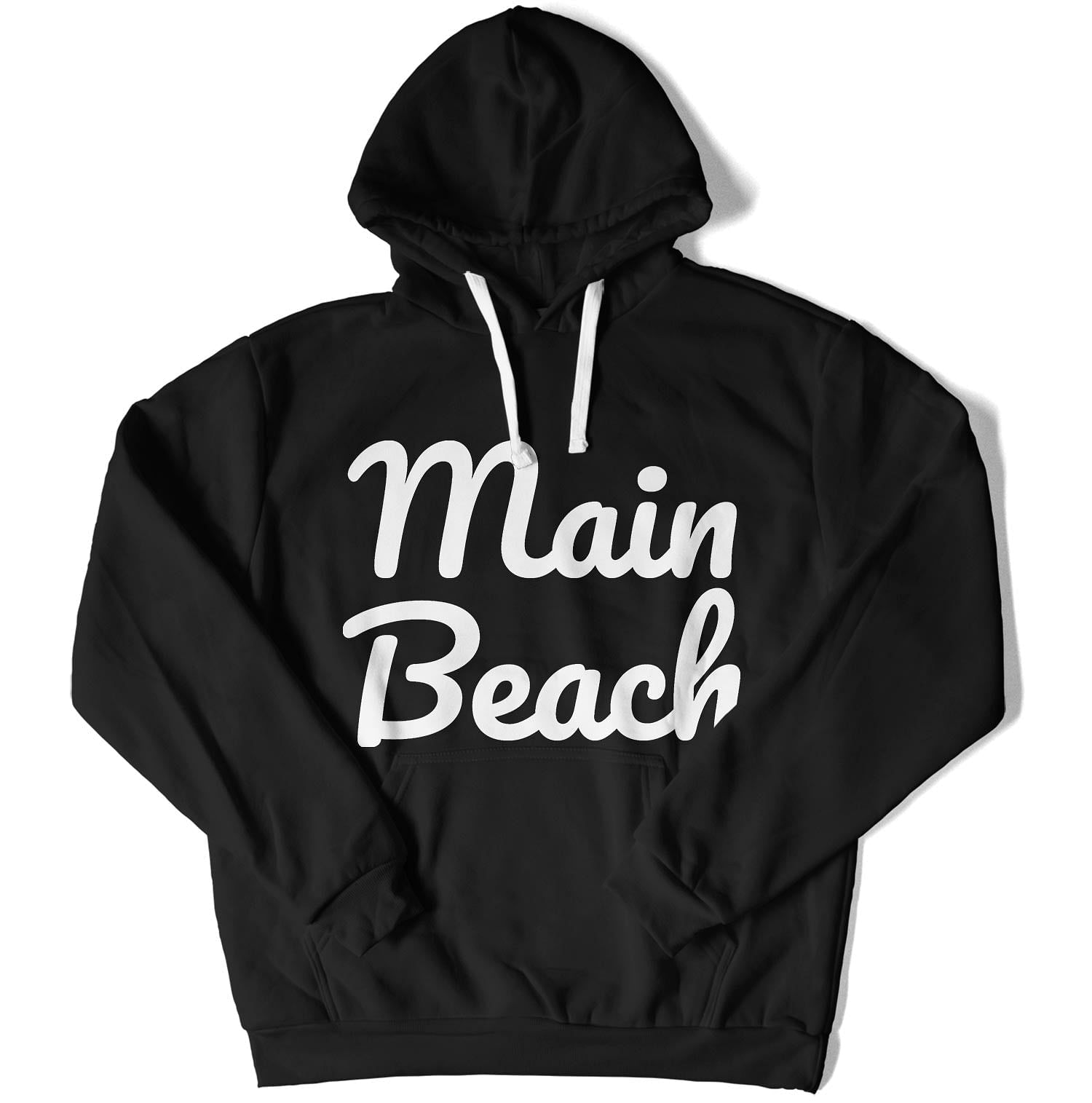 Main Beach Unisex Hoodie Black / 3XL