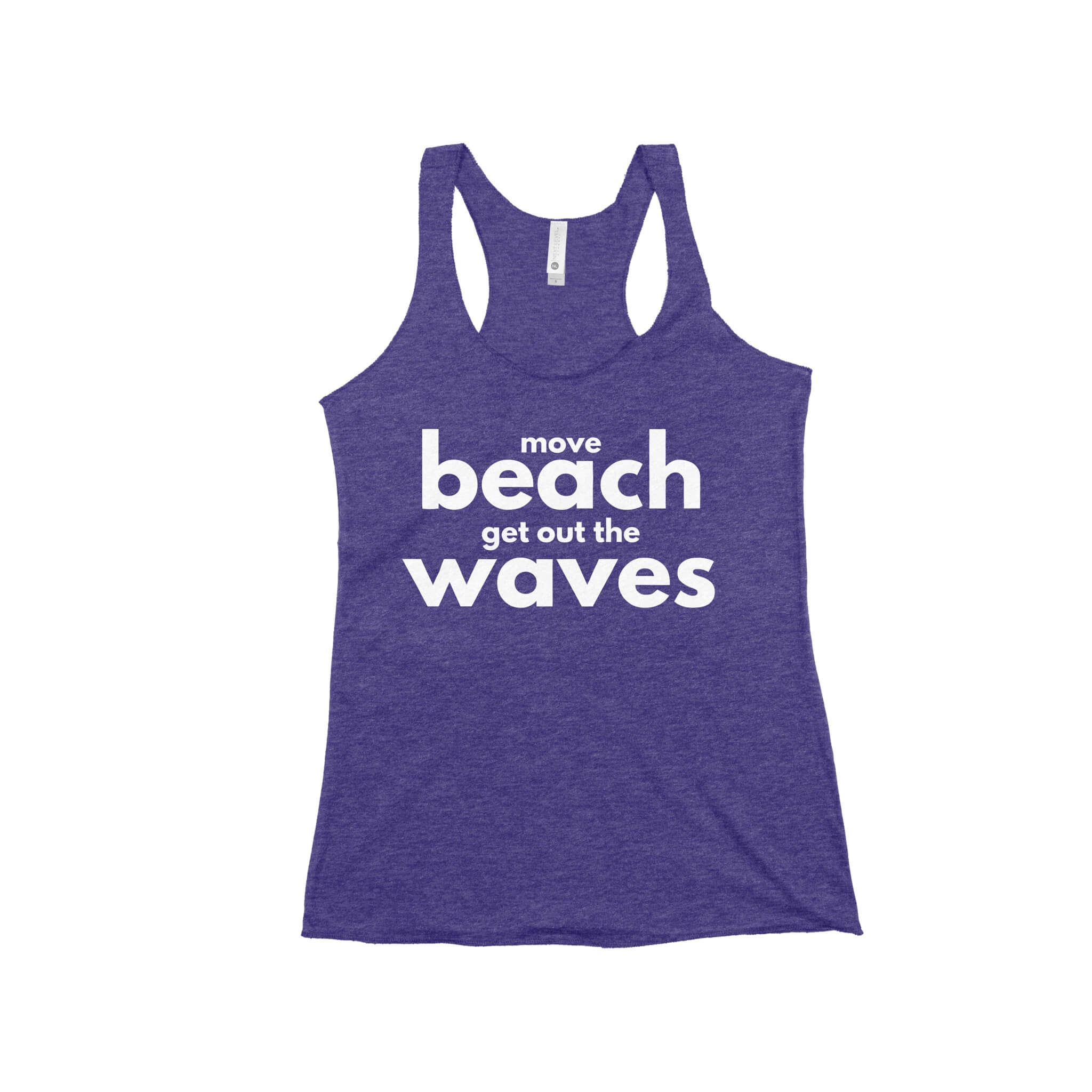 Purple racerback tank top best sale