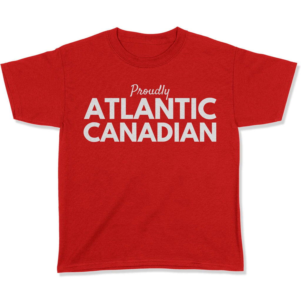 Proudly Atlantic Canadian Youth T-Shirt-East Coast AF Apparel