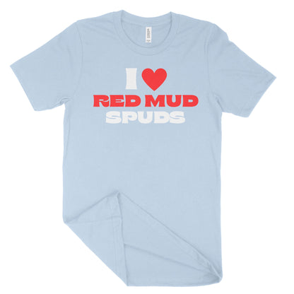 I Love Red Mud Spuds Unisex T-Shirt-East Coast AF Apparel