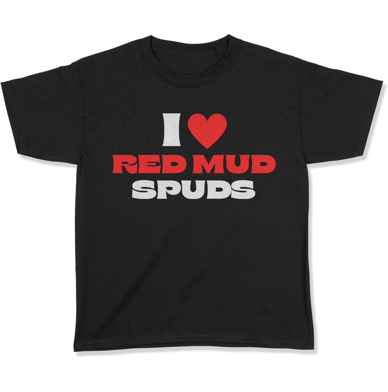 I Love Red Mud Spuds Youth T-Shirt-East Coast AF Apparel