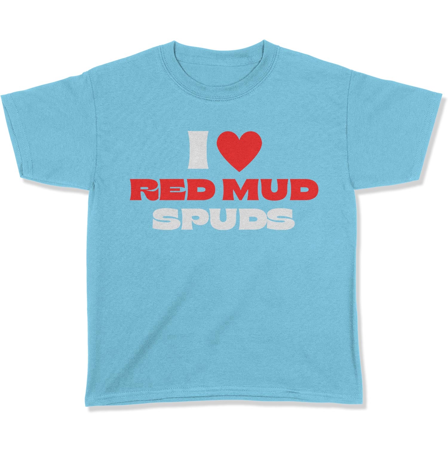I Love Red Mud Spuds Youth T-Shirt-East Coast AF Apparel