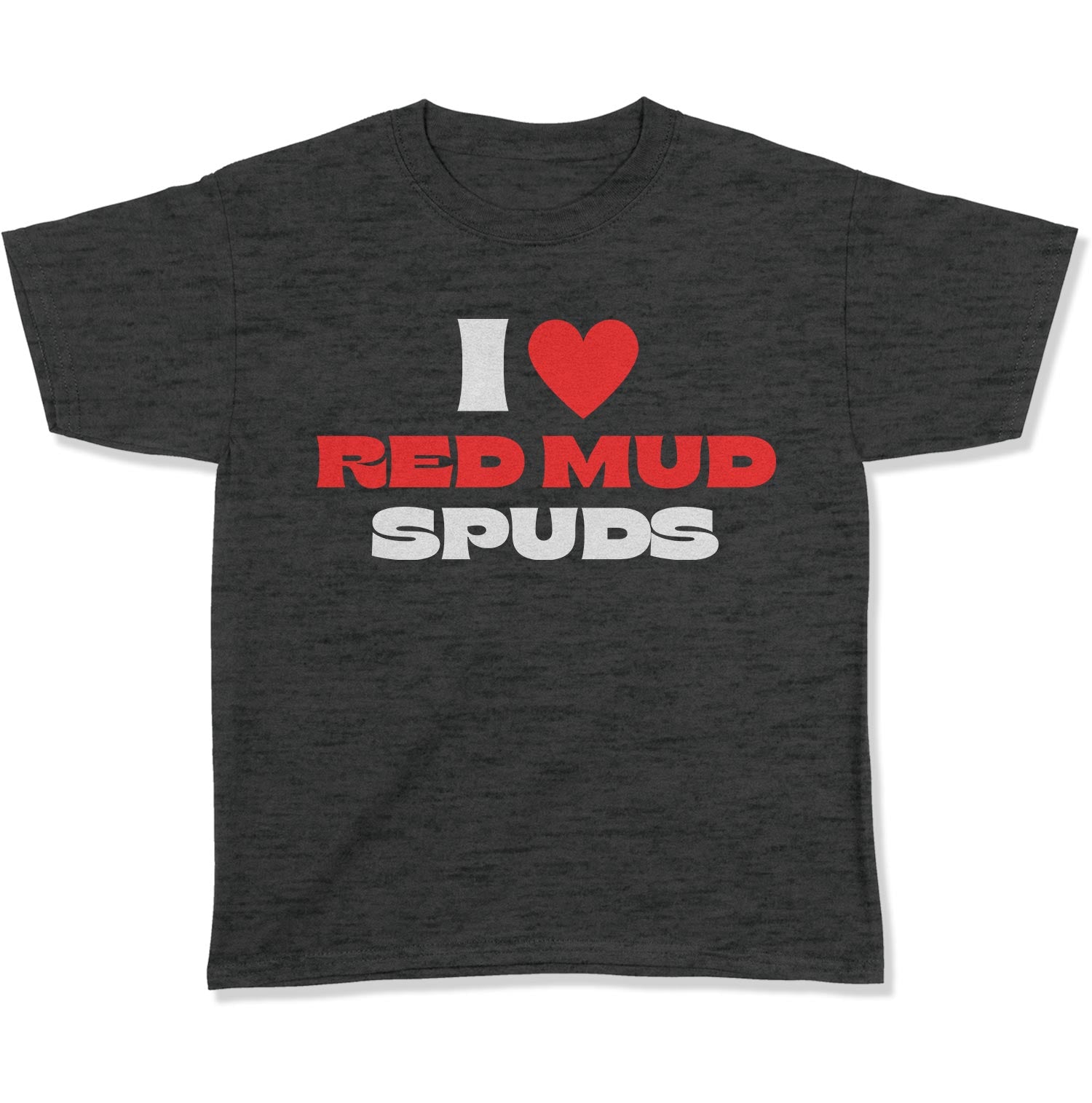 I Love Red Mud Spuds Youth T-Shirt-East Coast AF Apparel